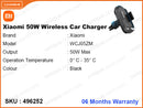 Xiaomi Pro WCJ05ZM Black 50W Max Wireless Car Charger