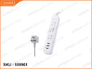 Mi XMCXB01QM 3Way Surge Protector White