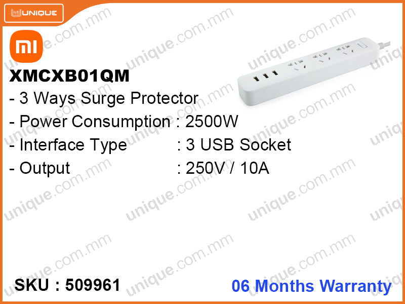 Mi XMCXB01QM 3Way Surge Protector