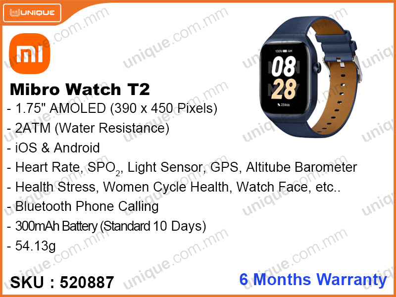 Mibro Watch T2 XPAW012