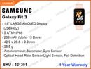 SAMSUNG Galaxy Fit 3 SM-R390