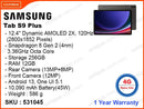 SAMSUNG Galaxy Tab S9 Plus 12GB, 256GB