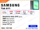 SAMSUNG Galaxy Tab A11 8GB, 128GB Wifi Gray
