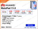 HUAWEI MatePad 11.5'' 6GB, 128GB Wifi Space Gray