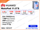 HUAWEI MatePad 11.5''S Paper Matte Edition 12GB, 256GB Wifi Space Gray