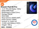 Xiaomi Pad 6S Pro 12.4" 8GB, 256GB Wifi (Without Warranty)