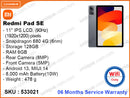 Redmi Pad SE 6GB, 128GB Wifi (06 Months Service Warranty)