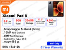 Xiaomi Pad 8 8GB, 256GB Wifi
