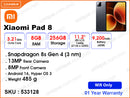 Xiaomi Pad 8 8GB, 256GB Wifi (With Keyboard) Gray
