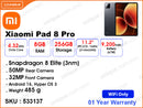 Xiaomi Pad 8 Pro 8GB, 256GB Wifi