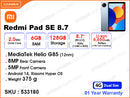 Redmi Pad SE 8.7" 6GB, 128GB