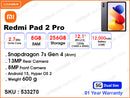Redmi Pad 2 Pro 5G 8GB, 256GB