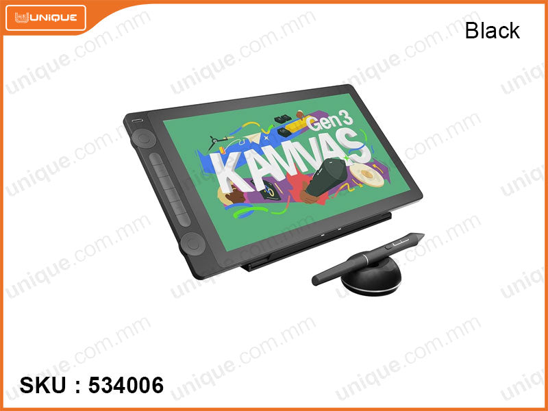 HUION KAMVAS 16 (Gen 3) 15.8'' Drawing Tablet Black