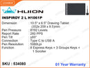 HUION INSPIROY 2L H1061P Black Drawing Tablet
