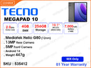 TECNO MEGAPAD 10 4GB, 256GB Wifi (With Flip Case)