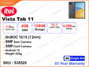 itel Vista Tab 11 4GB, 128GB