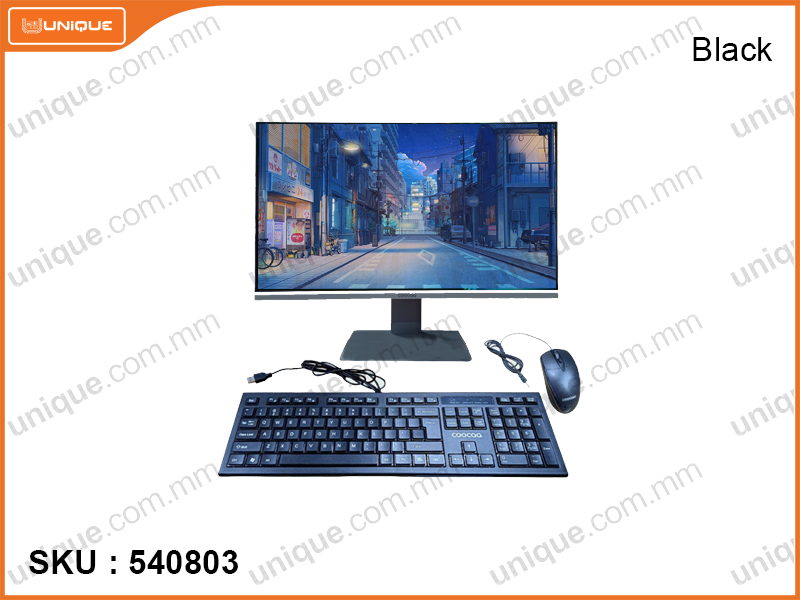 coocaa A27Y01 All in One (Intel Core i5-11260H, 16GB DDR4 3200MHz (1 slot free, upto 32GB), PCIe M.2 SSD 512GB (no slot), 27" FHD (1920x1080), Keyboard & Mouse)