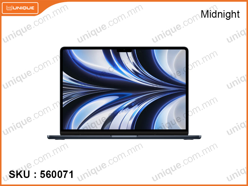 Apple MacBook Air (M2 Chip with 8-core CPU, 8-core GPU, 16GB, 256GB, 13.6", Weight 1.24 Kg)