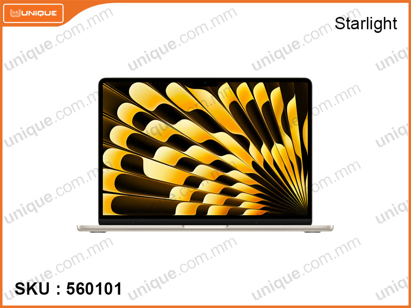 Apple MacBook Air (2024) MRXV3ZP/A (Apple M3 Chip with 8 Core CPU, 8Core GPU, 8GB, 256GB, 13.6")