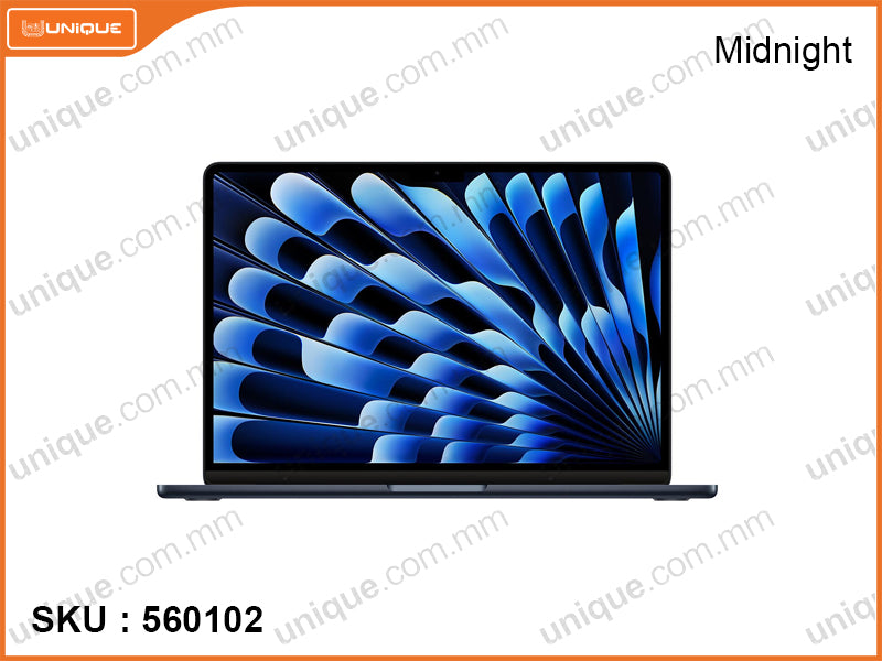 Apple MacBook Air (2024) MRYU3ZP/A (Apple M3 Chip with 8 Core CPU, 10Core GPU, 8GB, 256GB, 15.3")