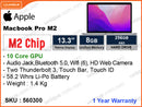 Apple MacBook Pro (2022) (Apple M2 Chip with 8Core CPU, 10Core GPU, 8GB, 256GB, 13.3", Weight 1.4 Kg)