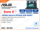 ASUS Vivobook Gaming V16 V3607VM-RP039W Matte Black (Intel Core 5-210H, 16GB DDR5 5600MHz (1 slot free, up to 32GB), 512GB PCIe Gen4 SSD (no slot free), NVIDIA Geforce RTX5060 8GB GDDR7, Window 11, 16" WUXGA (1920x12000, Weight 1.95 Kg)