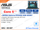 ASUS Gaming V16 V3607VH-RP030W Matte Black (Intel Core 5-210H, 16GB DDR5 5600MHz (1 slot free, up to 64GB), 512GB PCIe Gen4 SSD, NVIDIA GeForce RTX5050 8GB GDDR7, Window 11, 16" WUXGA (1920x1200), Weight 1.95 Kg)