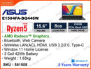 ASUS Vivobook E1504FA-BQ446W Mixed Black (AMD Ryzen 5-7520U, 8GB DDR5 5500MHz, PCIe M.2 Gen 4 SSD 256GB, Window 11, 15.6" FHD VIPS 1920x1080, Weight 1.63 Kg)