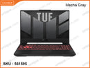 TUF A15 FA507NU-LP104W Mecha Gray (AMD Ryzen 5-7535HS, 8GB DDR5 4800MHz (1 slot free), PCIe M.2 SSD 512GB (M.2 PCIe Slot Free), Nvidia Geforce RTX4050 6GB GDDR6, Window 11, 15.6" FHD (1920x1080) IPS Level Panel, Weight 2.2 Kg)