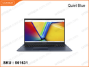 ASUS Vivobook X1502VA-BQ1225W Quiet Blue (Intel Core i7-13620H, 16GB DDR4 3200MHz  (onboard 8GB+8GB), 512GB M.2  PCIe 4 SSD (no slot free), Window 11, 15.6" FHD (1920x1080) IPS Lavel Panel, Weight 1.7 Kg)
