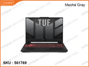 TUF FA507NVR-LP041W Mecha Gray (AMD Ryzen 7-7435HS, 16GB DDR5 4800MHz (1 slot free, upto 32GB), PCIe M.2 SSD 512GB, NVIDIA Geforce RTX4060 8GB GDDR6, Window 11, 15.6" FHD (1920x1080) IPS, Weight 2.2 Kg)