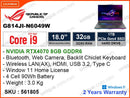 ROG Strix G G18 G814JI-N6049W Volt Green (Intel Core i9-13980HX, 32GB DDR5 4800MHz (16GB + 16GB), PCIe M.2 SSD 1TB ( M.2 PCIe Slot Free ), Nvidia Geforce RTX4070 8GB GDDR6, Window 11, 18" WQXGA 2560x1600 VIPS Panel, Weight 3 Kg)