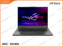 ROG Strix Scar G834JZR-R6035W Off Black (Intel Core i9-14900HX, 32GB DDR5 5600MHz upto 64GB (no slot), PCIe Gen 4 SSD 2TB (M2 PCIe Slot Free), Nvidia Geforce RTX4080 12GB GDDR6, Window 11, 18" WQXGA 2.5K (2560x1600), Weight 3.1 Kg)