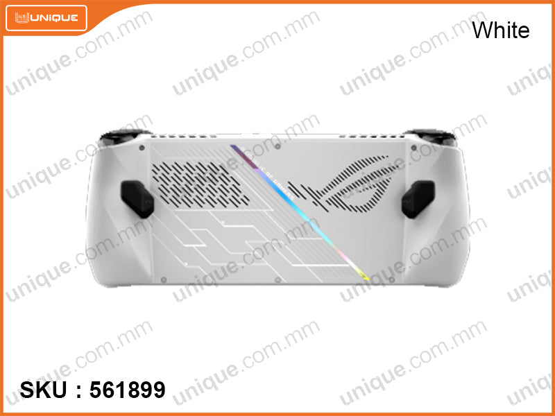 ROG ALLY RC71L-HN001W White (AMD Ryzen Z1 Extreme, 16GB LPDDR5 6400MHz (onboard, no slot), PCIe M.2 Gen4 SSD 512GB (no slot), Window 11, 7'' FHD (1920x1080) IPS, Touch Screen & Finger Print, Weight 608 G)