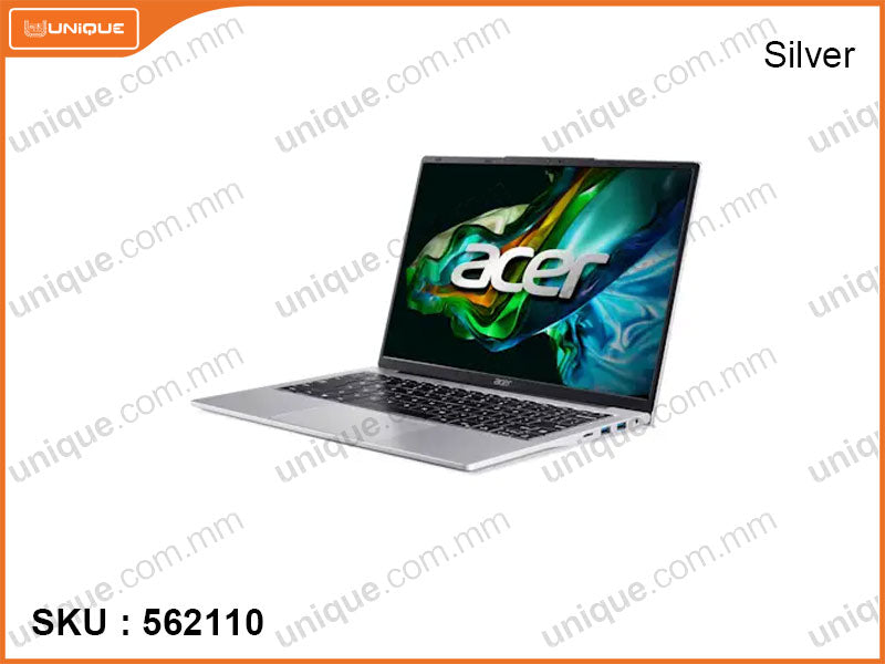 acer Aspire Lite AL14-31P-C199 Silver (Intel N100, 8GB DDR5 4800MHz (no slot free, can remove the existing one), PCIe M.2 SSD 512GB (no slot free, can remove the existing one), 14" WUXGA (1920x1200) IPS, Weight 1.35 Kg)