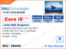 Dell DC15250 R4508S Platinum Silver ( Intel Core i5-1334U,  16GB DDR4 2667MHz (8GBx2), 512GB PCIe M.2 SSD,  Window 11 Home, 15.6" FHD 1920x1080, Battery 3-Cell,  41Wh, Weight 1.63kg )
