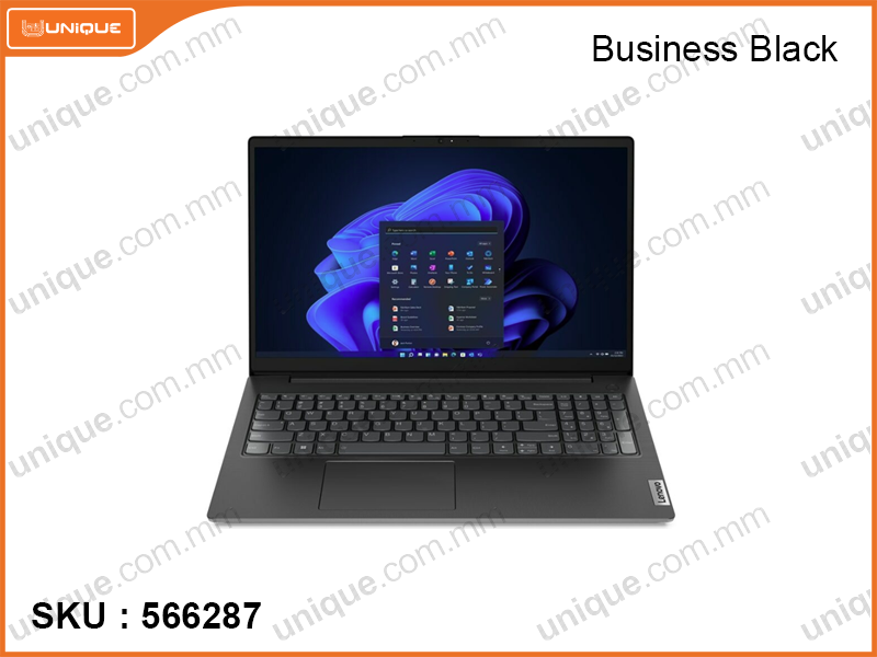 Lenovo V15 G3 IAP 82TT00RMFT Business Black (Intel Core i3-1215U, 8GB DDR4 3200MHz (4GB Onboard + 4GB, upto 12GB), PCIe M.2 SSD 512GB, Window 11, 15.6" FHD (1920x1080) IPS , Weight 1.7Kg)