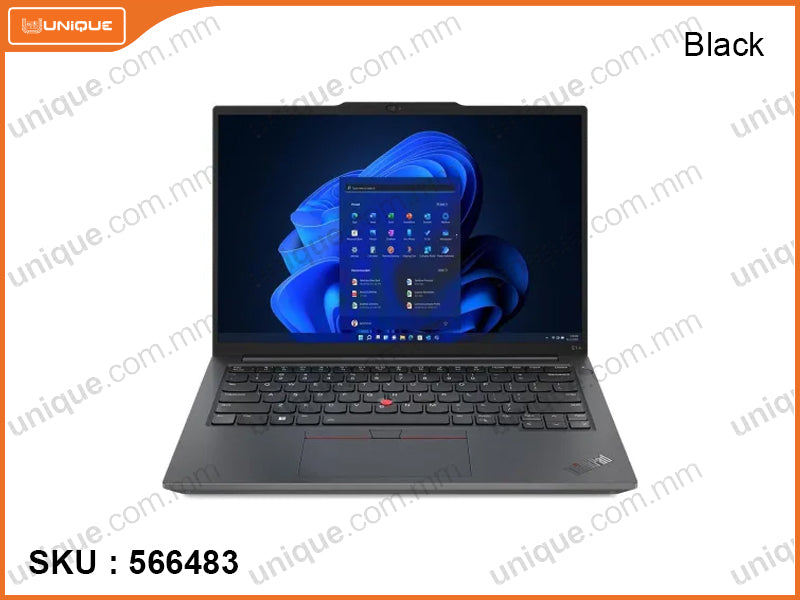 Lenovo Thinkpad E14 Gen5 21JK003EFQ Black (Intel Core i5-1335U ,  8GB DDR4 3200MHz (1 slot free), PCIe M.2 SSD 512GB, 14" WUXGA 1920x1200, Weight 1.62 Kg)