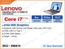 Lenovo IdeaPad Slim 3 15IRH10 83K100R3IN Luna Grey (  Intel Core i7-13620H, 8GB DDR5 4800MHz (1 slot free,  up to 24GB), 512GB M.2 2242 PCIe 4x4 NVMe SSD (1  slot free, up to 1TB), 15.3" WUXGA 1920x1200, Battery  3-Cell, 50Wh, Weight 1.59kg )