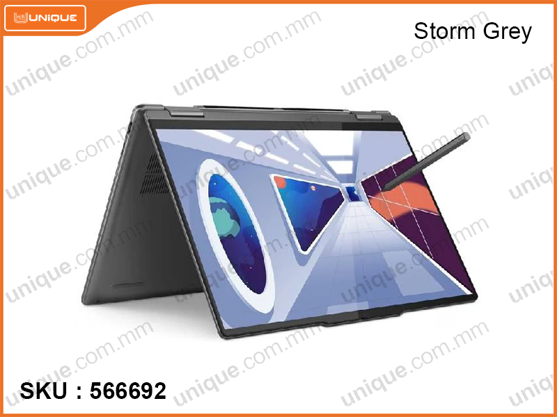 Lenovo Yoga 7 14IRL8 82YL003LFQ Storm Grey (Intel Core i7-1360P, 16GB DDR5 5200MHz (not upgradeable), PCIe M.2 SSD 512GB (upto 1TB), Window 11 , 14" 2.8K (2880x1800) OLED, Weight 1.49 Kg)