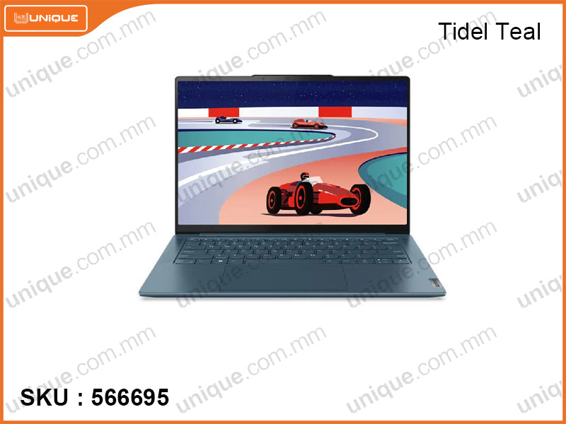 Lenovo Yoga Pro 7 14IRH8 82Y700B6FQ Tidal Teal (Intel Core i7-13700H, 16GB DDR5 6400MHz (not upgradeable), PCIe M.2 SSD 512GB (not upgradeable), Window 11, 14.5" 2.5K (2560x600) IPS, Weight 1.49 Kg)