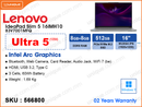 Lenovo IdeaPad Slim 5 16IMH10 83V7001MFQ Luna Grey (Intel Core Ultra 5-135H, 16GB DDR5 5600MHz (8GBx2, up to 32GB), 512GB M.2 2242 PCIe 4x4 NVMe SSD (1 slot free, up to 1TB), Window 11, 16" WUXGA (1920x1200), Weight 1.69 Kg)
