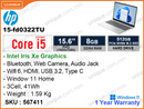 hp 15-fd0322TU Moonlight Blue (Intel core i5-1334U, 8GB DDR4 3200MHz (1 slot free), PCIe M.2 SSD 512GB, Window 11, 15.6" FHD (1920x1080), Weight 1.59 Kg)