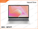 hp AI 15-fd2103TU Natural Silver (Intel Core Ultra 5-225U, 16GB DDR5 5600MT/s (8GBx2), 512GB PCIe M.2 SSD, 15.6" FHD (1920x1080), Weight 1.65 Kg)