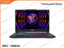 msi Cyborg 15 A13UCK-1086MM Translucent Black (Intel Core i7-13620H, 16GB DDR5 5200MHz (8GBx2, upto 64GB), PCIe M.2 Gen 4 SSD 512GB, Nvidia Geforce RTX3050 4GB GDDR6 , Window 11, 15.6" FHD (1920x1080) IPS, Weight 1.98 Kg)