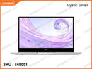 HUAWEI MateBook D14 Mystic Silver (Intel Core i3-1215U, 8GB LPDDR5 3200MHz, PCIe M.2 SSD 256GB, Window 11, 14'' WUXGA (1920×1200), Weight 1.39 Kg)