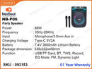 NexBeat NB-PO6 Black Party Speaker