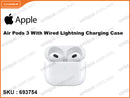 Apple Air Pods 3 With Wired Lightning Charginng Case