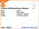 Xiaomi 33W MDY-19-ED Nano Power Adapter