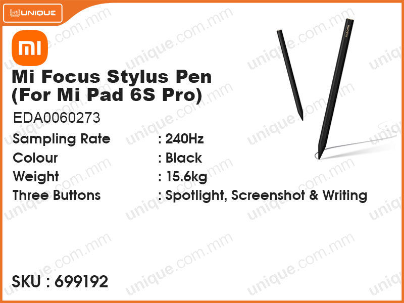 Xiaomi EDA0060273 Black Focus Stylus Pen (For Mi Pad 6S Pro)